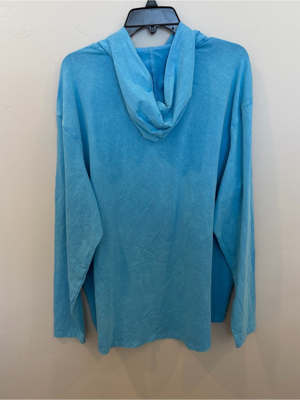 DSG Washed Performance Cotton Hoodie, 50+ UV Protection, Shining Blue, XL - Picture 5 of 5